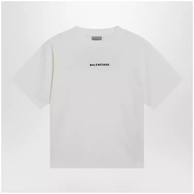 Balenciaga Back Medium Fit T-shirt in cream