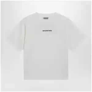 Balenciaga Back Medium Fit T-shirt in cream
