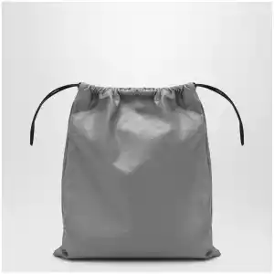Balenciaga La Pochette dust bag shopper in Arena lambskin grey