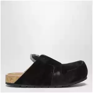 Balenciaga Dumbo sabot in distressed suede calfskin