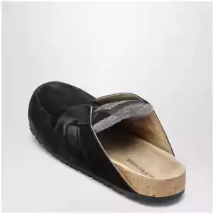 Balenciaga Dumbo sabot in distressed suede calfskin