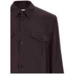 Saint Laurent Viscose And Silk Shirt