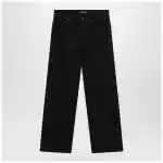 Balenciaga Black cotton denim trousers