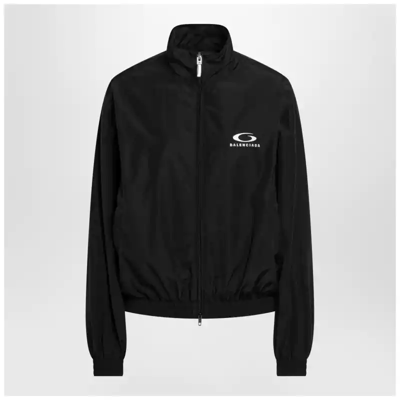 Balenciaga Black Loop Sports Icon zip jacket