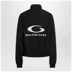 Balenciaga Black Loop Sports Icon zip jacket