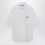 Balenciaga White Masking Tape shirt