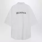 Balenciaga White Masking Tape shirt