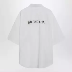 Balenciaga White Masking Tape shirt