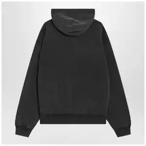 Balenciaga Black faded Crayon Loop oversize hoodie