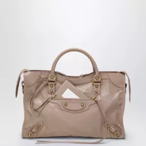 Balenciaga Le City medium handbag in Blush leather