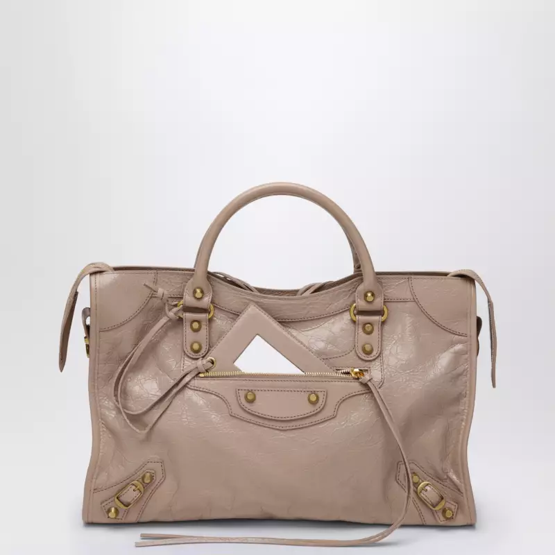 Balenciaga Le City medium handbag in Blush leather