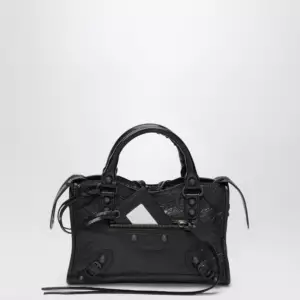 Balenciaga Le City Mini handbag in Arena lambskin black