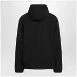 Balenciaga Technical hooded track jacket in polyamide, black