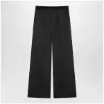 Balenciaga Dark grey tartan trousers