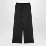 Balenciaga Dark grey tartan trousers