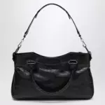 Balenciaga Le City First lambskin leather handbag in black