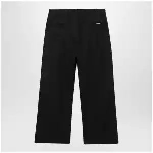 Balenciaga Black cotton twill chino trousers