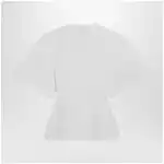 Balenciaga Shaped T-shirt in heavy cotton jersey in white