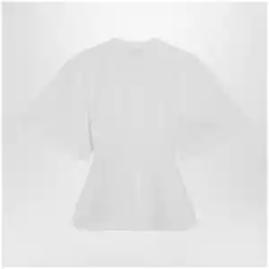 Balenciaga Shaped T-shirt in heavy cotton jersey in white