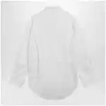 Balenciaga Cocoon shirt in cotton and silk poplin, white