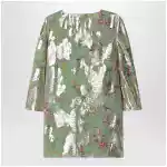 Valentino Green printed lurex shirt