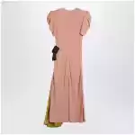 Valentino Pink midi dress with maxi bow