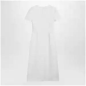 Valentino Embroidered crepe evening dress in ivory