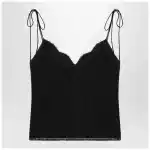 Valentino Black silk top