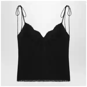 Valentino Black silk top