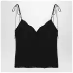 Valentino Black silk top