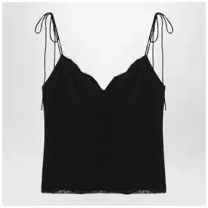 Valentino Black silk top