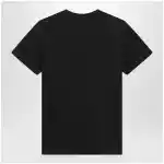 Moncler Navy blue T-shirt with logo embroidery