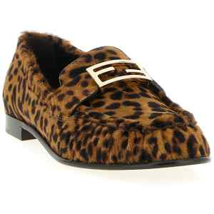 Fendi Baguette Pony Hair Loafers