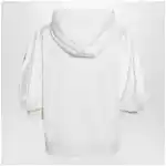 Moncler White short-sleeve jersey sweatshirt