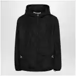 Valentino Black windbreaker with Vgold detail