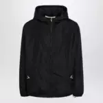 Valentino Black windbreaker with Vgold detail