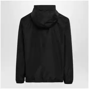 Valentino Black windbreaker with Vgold detail