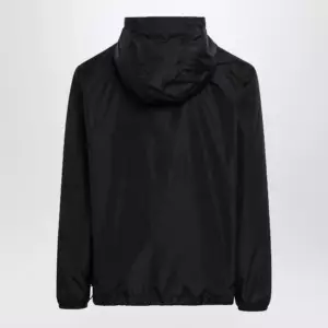 Valentino Black windbreaker with Vgold detail