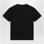 Valentino Black cotton T-shirt with VGold