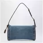 Valentino Garavani Small DeVain denim shoulder bag