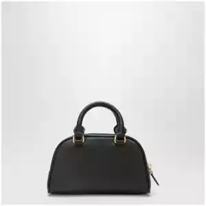 Valentino Garavani Black VLogo Signature mini duffle bag in grained calfskin