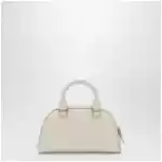Valentino Garavani Ivory VLogo Signature mini duffle bag in grained calfskin