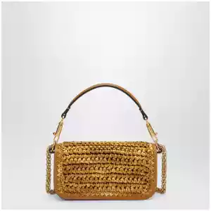 Valentino Garavani Small woven Locò bag with VLogo Signature