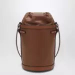 Valentino Garavani VLogo Signature Bucket Bag in Tobacco