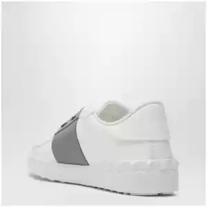 Valentino Garavani White/Dark Steel Open sneaker