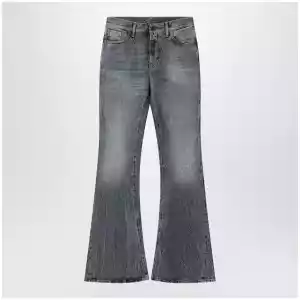 Acne Studios Black faded flared jeans