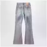 Acne Studios Fitted glitter jeans 2025F Rose copper/light blue