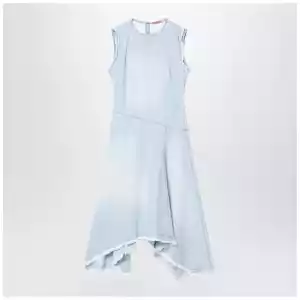 Acne Studios Light blue denim asymmetric dress