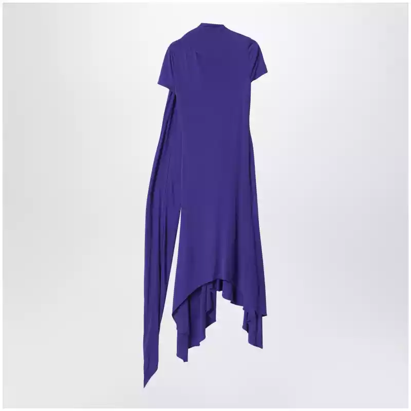 Acne Studios Layered midi dress Deep purple