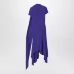 Acne Studios Layered midi dress Deep purple